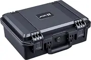 Lykus HC-3511 Waterproof Hard Case with Customizable Foam Insert, Interior Size 13.74x9.72x5.31 in, Suitable for camera,lens,drone,mic,flashlight,telescope,action cam,electronics,tools,and more