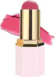 Cream Blush Stick | Waterproof Hydrating Highlighting Stick,Natural Long-lasting Face Highlighters for Dry Oily Combination Skin Cheekbones Brow Bone Lip Birthdays