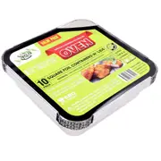 240 x Aluminium Foil Tray W/Lid Disposable Container BBQ Oven Baking Roasting
