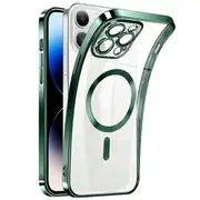 For Apple iPhone 14 Pro Max MagSafe Magnetic Case with HaloLock Shockproof Military Grade Protection Scratch Resistant Back Protective Cover (Green)