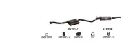 Redback Performance Exhaust System for Holden Calais (04/1995 - 08/1997), Commod