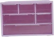 AUTSUPPL Desk Organizer Drawer Storage Box Drawer Type Storage Case for Stationery Crafts and Accessories Functional Decorative Table Organizer Compartment