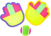 Kisangel 1Set Outdoor Educational Throwing Ball for Fun Parent Activity Lightweight Racket Ball Game for Boys Enhances Hand Eye Coordination Motor Skills