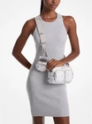 Michael Kors Medium Crossbody Bag Handbag Purse Messenger Shoulder optic white