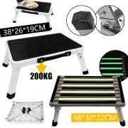 Portable Aluminium Step Caravan Accessories Folding Ladder Stool Camper Trailer