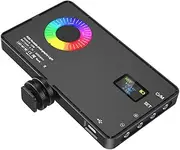 Roarrter RGB LED Video Fill Light 4000Mah Battery Rechargeable Video Light Used for Photography Video Live Fill