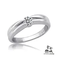 在飛比找momo購物網優惠-【金合城】優雅 鑽石戒指 0.25克拉 VS2(鑽石婚戒/鑽