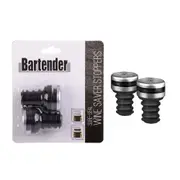 Bartender Barware Sure Seal Wine Saver Replacement Stoppers Set of 2