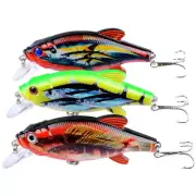 3 Pcs Saltwater Freshwater Lure Colorful Fishing Lure Fishing Tackle Kits