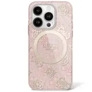 Guess Peony Edition for iPhone 16 Pro - Pink