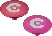NinoLite Soft Release Shutter Button Red Pink Set of 2 Screw-in Buttons for FujiFilm Leica Sony and More