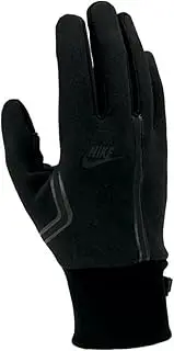 [Nike] Men's Outdoor Gloves, Men's Tech Fleece Gloves 2.0, Black/Black, L, black/black/black, L