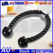 Cable Machine Attachment Nylon Tricep Rope with Handles Push Pull Down Cord AU
