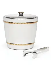 Reed & Barton Roseland Ice Bucket & Tongs