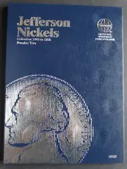 Whitman Jefferson Nickels Nickel Coin Folder 1962-1995 Number 2 Album Book 9039