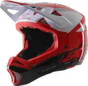 Alpinestars Missile Pro Cosmos Downhill Helmet, white-red, Size XS for Men White Red