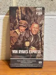 Von Ryan’s Express Betamax Frank Sinatra CBS Fox Sealed