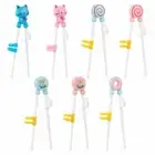 Practice Chopstick Children Cartoon Eating Training Chopsticks Learn Chopsticks