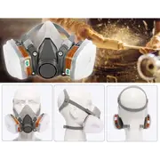 Full Face Respirator Paint Spray 7 IN 1 Gas Mask Chemical Facepiece Safety