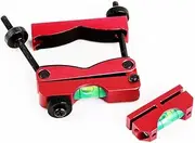 Scope Leveling Tool Kit, 25.4/30mm Scope Mounting Level with 2 Magnetic Universal Level Bubbles (Red)