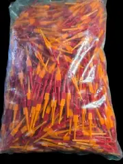 ( QTY 500 ) M81969-14-10 Plastic Insertion Extraction Tool Red/Orange