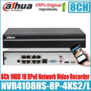 Dahua 8 Channel NVR POE NVR4108HS-8P-4KS2/L H.265+ 4K 8MP Network Video Recorder