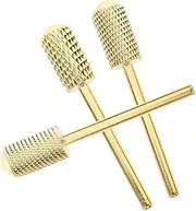 CRILSTYLEO 3pcs Professional Nail Drill Bits Set Safety Carbide Nail Drill Bits for Manicure Cuticle and Easy Install