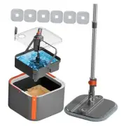 Upgraded Spin Mop and Bucket Set, Separate 2.0 Mop Bucket Set with 6 Pads