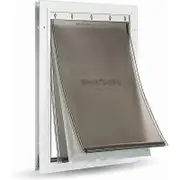 Aluminum Pet Door for Extreme Weather, Insulated 3-Panel Flap System