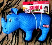 Kong Ballistic Dog Rhino Toy Med/Large New! 10x6"