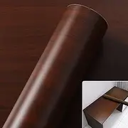 Peel and Stick Wood Grain Contact Paper, Self-Adhesive Decorative Wood Wallpaper Removable Vinyl Film Easy to Apply for Old Furniture Kitchen Cabinets(K,60cmx3m)
