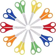 Small Scissors Bulk Set of 10 Pack Household Article Light Weight Durable Long Term Service Safe And Easy to Use Art Craft Supplies for Schools Home Kitchen