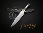Firefly Movie Replica Knife Handmade Stainless Steel Jayne Cobb's Bowie Knife
