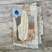 Turquoise Embellished Junk Journal: Flowers, Birds and Butterflies (Love WYD)