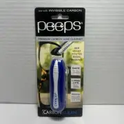 CarbonKlean Peeps Eyeglass Lens Cleaner Carbon Microfiber Blue NEW