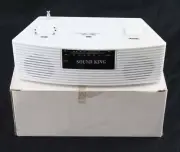Sound King Digital AM/FM Battery Powered Clock Radio NEW