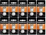 20 FRESH Duracell CR2016 ECR2016 DL2016 3v Batteries EXP 2027