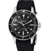 在飛比找momo購物網優惠-【TIMEX】復刻系列 簡約復古手錶-黑 /41mm/TXT