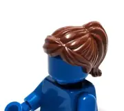 Lego - Minifigure Hair - Light Brown, Ponytail, Bangs