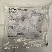 Ikea Komplement 130° Soft Close Hinge Package of 3 Hinges - Article 002.145.05