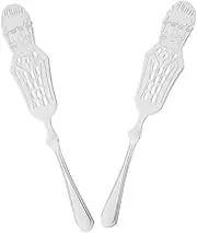NAMOARLY Stainless Steel Absinthe Spoon Fine Mesh Strainer Ice Cube Mesh Filter for Smooth Drink