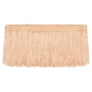 5 Yards 4 Inch Chainette Fringe Trim Tassel Sewing Trim for Clothes, Carnation