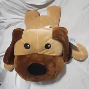 Melissa & Doug two-tone Brown Cuddle Dog Plush Large Puppy 25" New