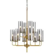 Telbix Decaro 12 Light Gold Chandelier Pendant
