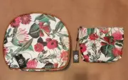 Set Of - CXL by CHRISTIAN LACROIX Cosmetic Bag & Madison Hat Box -Zip Tops - NWT