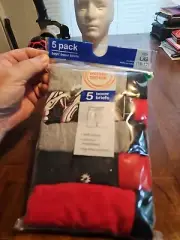 Wonder Nation Boys 5 Pack Boxer Briefs Underwear Size L/G - 10-12 New