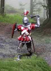 COLLECTORS SHOWCASE AGINCOURT KNIGHTS CS01017 ENGLISH KNIGHT WITH MACE MIB