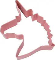 CRAFTY CAPERS K0827/P Unicorn Head Pink Cookie Cutter-1 Pc