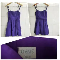 在飛比找蝦皮購物優惠-OaSIS 紫色小禮服-36