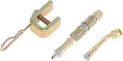 X AUTOHAUX 1Set 135 Degree Copper Tire Valve Extension with Flexible Stainless Steel 75mm Tyre Valve Stem Extender for Car Motorcycle RV Truck Bike